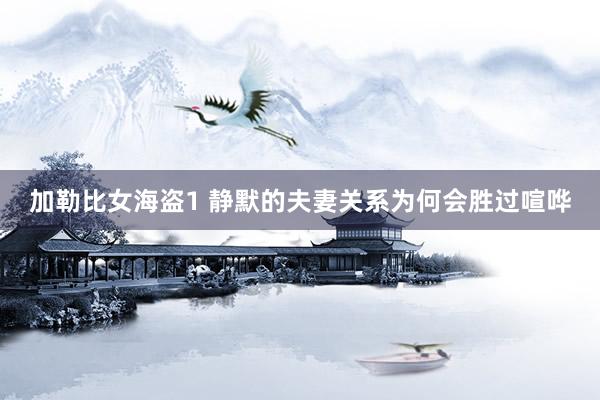 加勒比女海盗1 静默的夫妻关系为何会胜过喧哗
