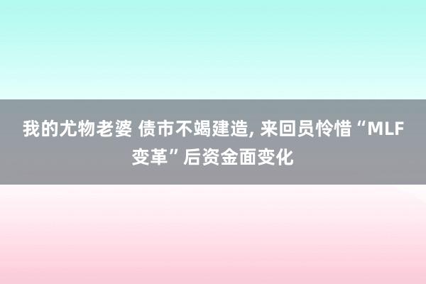 我的尤物老婆 债市不竭建造, 来回员怜惜“MLF变革”后资金面变化