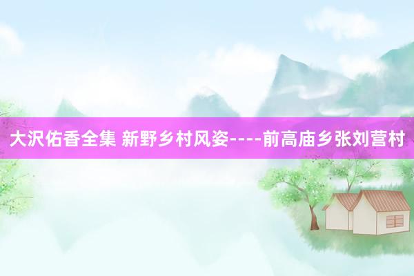 大沢佑香全集 新野乡村风姿----前高庙乡张刘营村