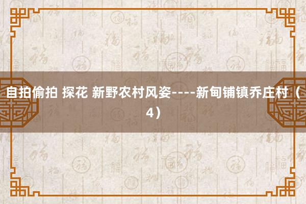 自拍偷拍 探花 新野农村风姿----新甸铺镇乔庄村（4）